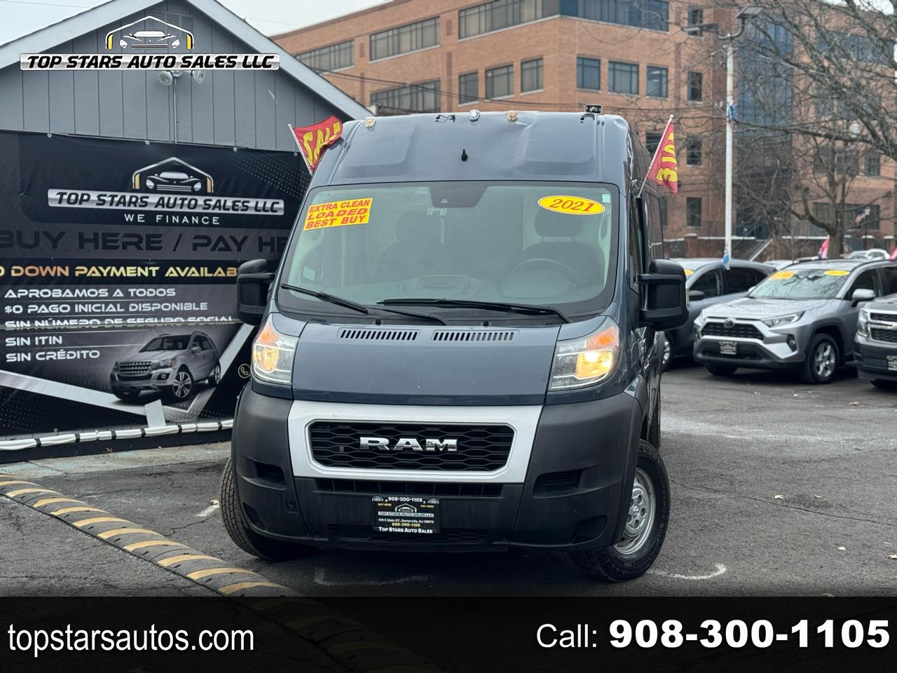 2021 RAM ProMaster 3500 159 High Roof Extended Cargo Van FWD