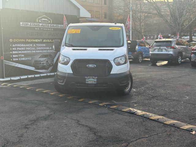 White 2021 Ford Transit Cargo 150 Low Roof LB RWD Van Rear-Wheel Drive Automatic