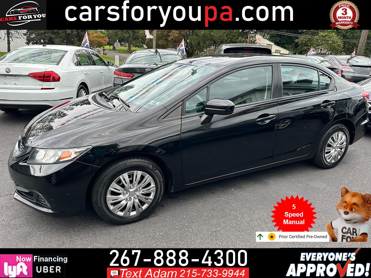 Honda Civic Sedan 4dr Man LX 2015 Honda Civic Sedan 4dr Man LX 2015