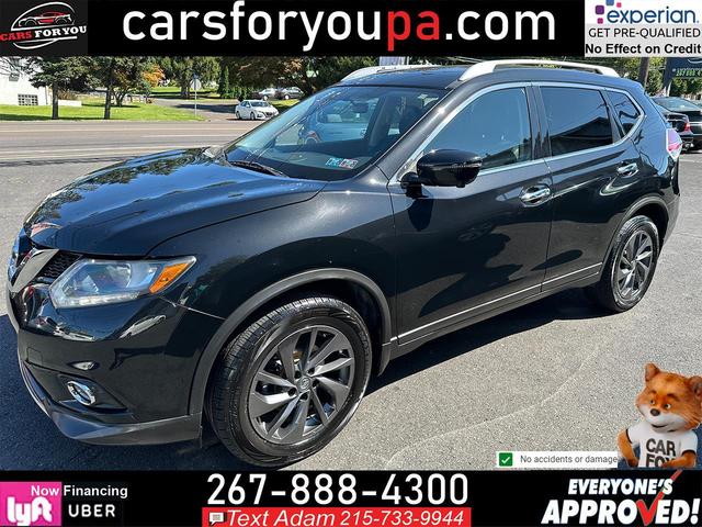 Black Magnetic Pearl 2016 Nissan Rogue SL AWD SUV / Crossover All-Wheel Drive Automatic