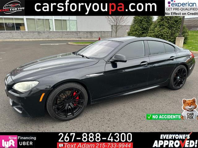 Black Sapphire Metallic 2015 BMW 6 Series 640i xDrive Gran Coupe AWD Sedan All-Wheel Drive Automatic