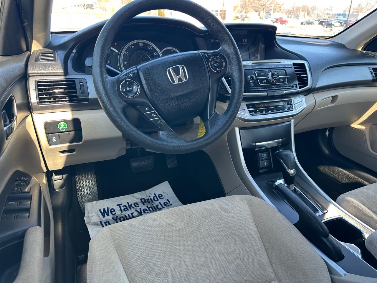 Honda Accord Sdn 4dr I4 CVT LX 2013