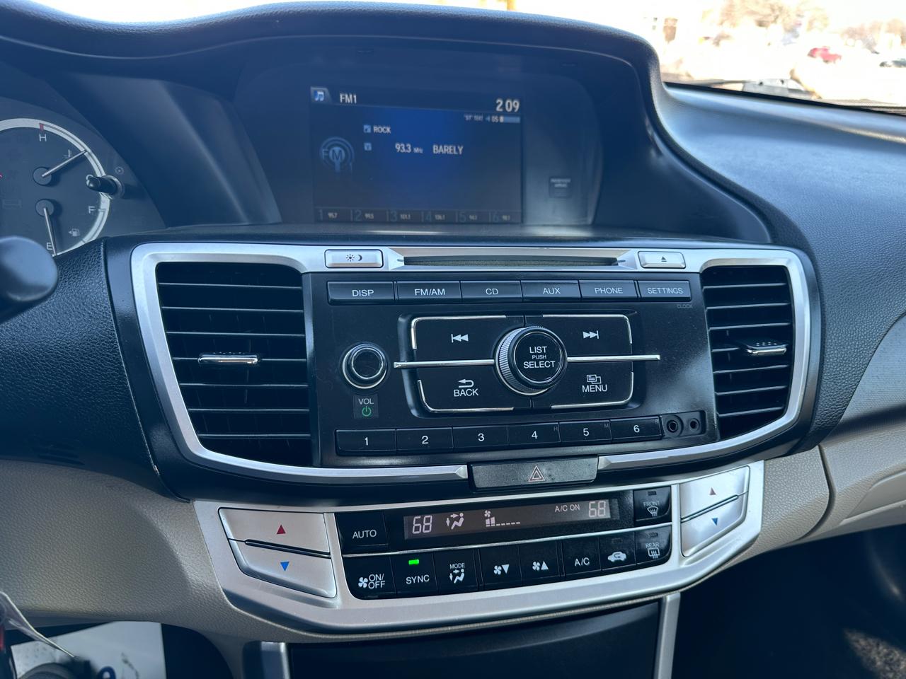 Honda Accord Sdn 4dr I4 CVT LX 2013