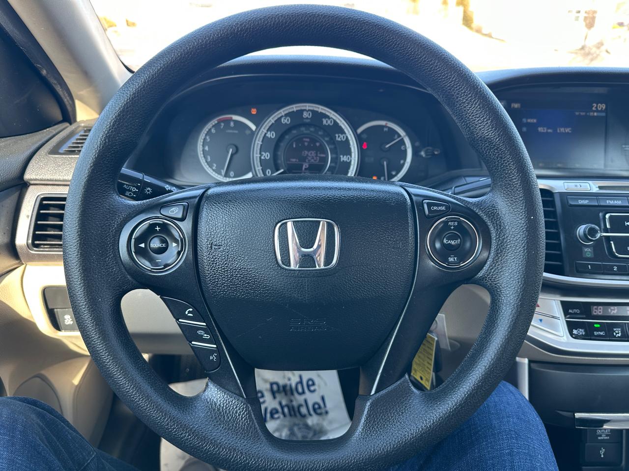 Honda Accord Sdn 4dr I4 CVT LX 2013