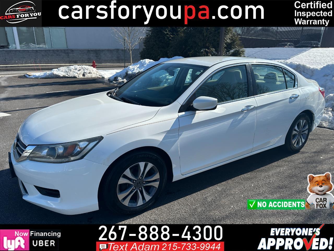 Honda Accord Sdn 4dr I4 CVT LX 2013