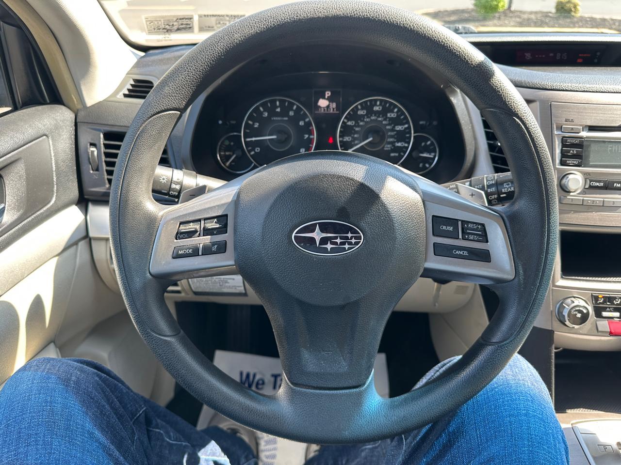 Subaru Outback 4dr Wgn H4 Auto 2.5i 2012