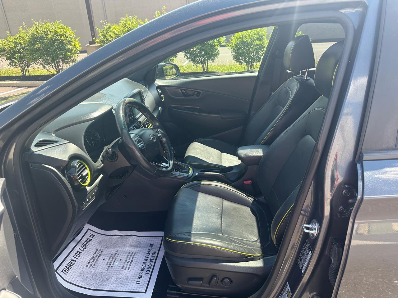 Hyundai Kona Ultimate 1.6T DCT w/Lime Accent 2018