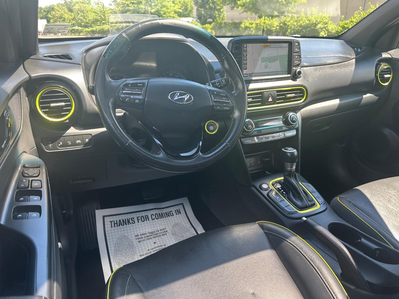 Hyundai Kona Ultimate 1.6T DCT w/Lime Accent 2018