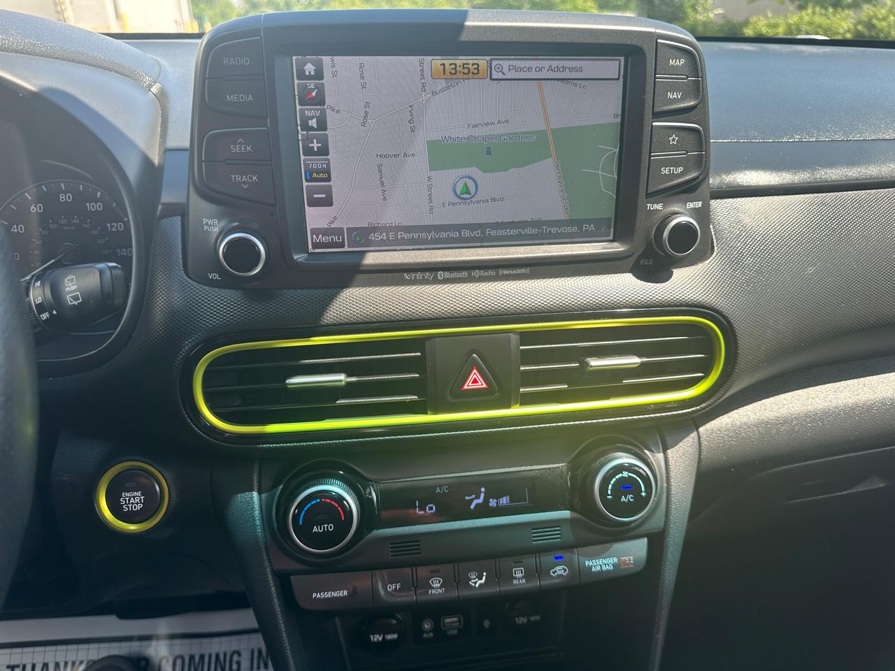 Hyundai Kona Ultimate 1.6T DCT w/Lime Accent 2018