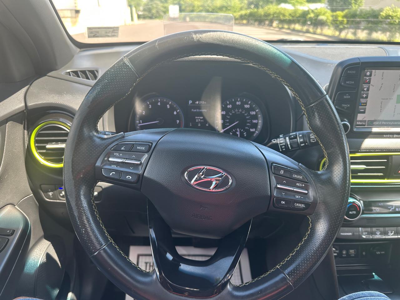 Hyundai Kona Ultimate 1.6T DCT w/Lime Accent 2018