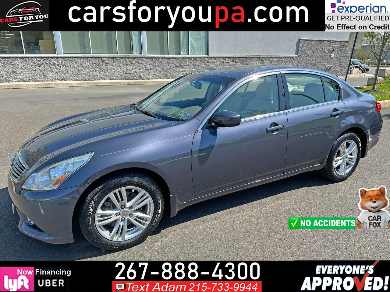 Blue Slate Pearl 2011 INFINITI G37 Sedan All-Wheel Drive Automatic