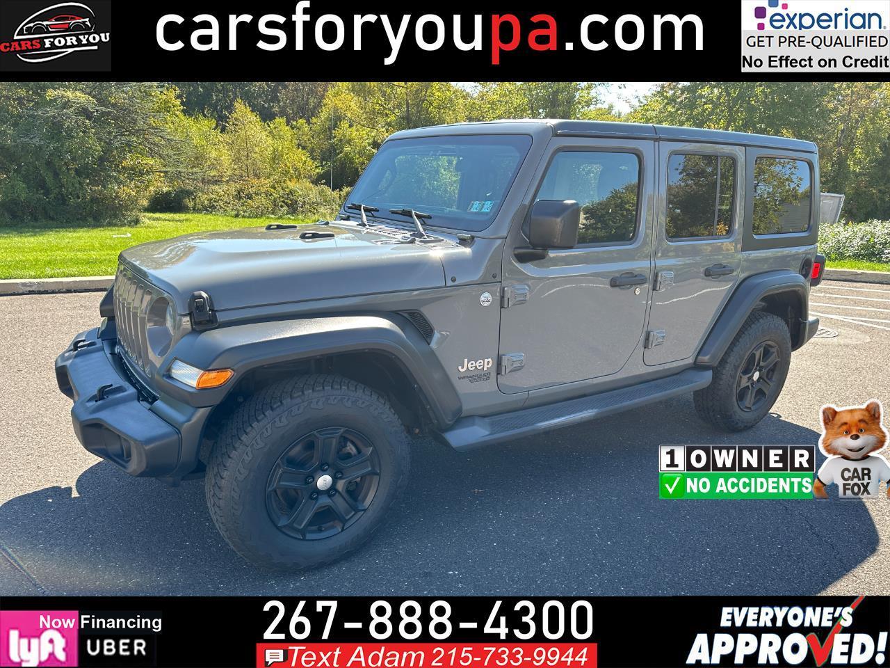 Jeep Wrangler Unlimited Sport S 4x4 2018