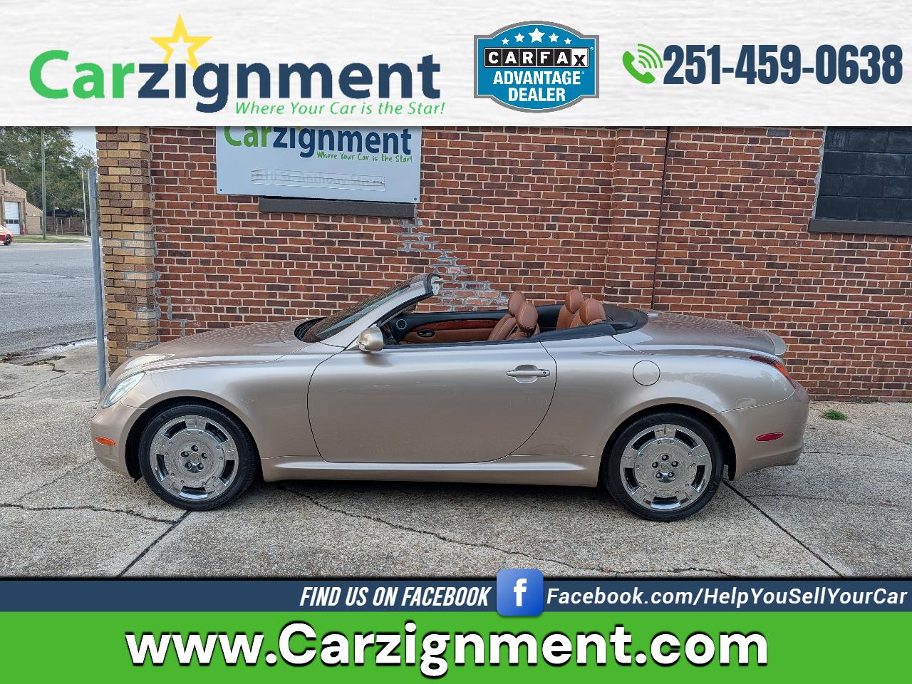 2002 Lexus SC 430 Convertible