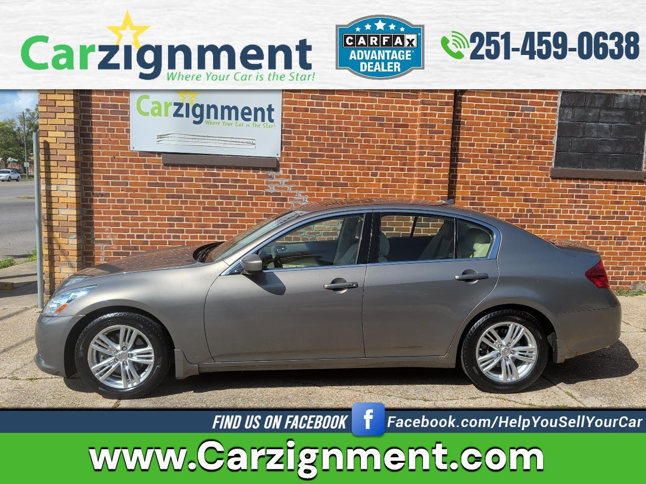 2012 Infiniti G37 Sedan 4dr Journey RWD