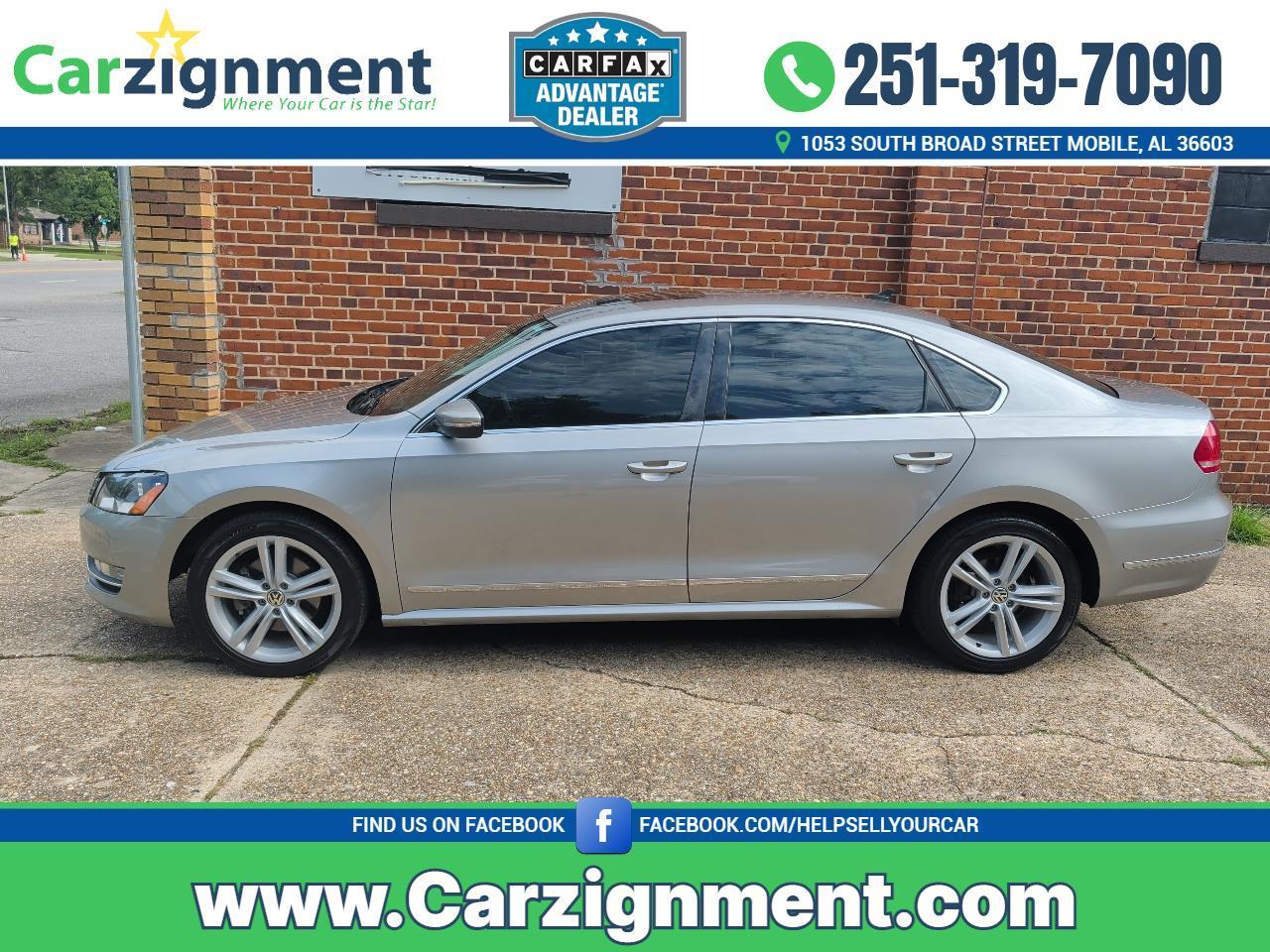 Volkswagen Passat 4dr Sdn 2.0L DSG TDI SEL Premium 2012