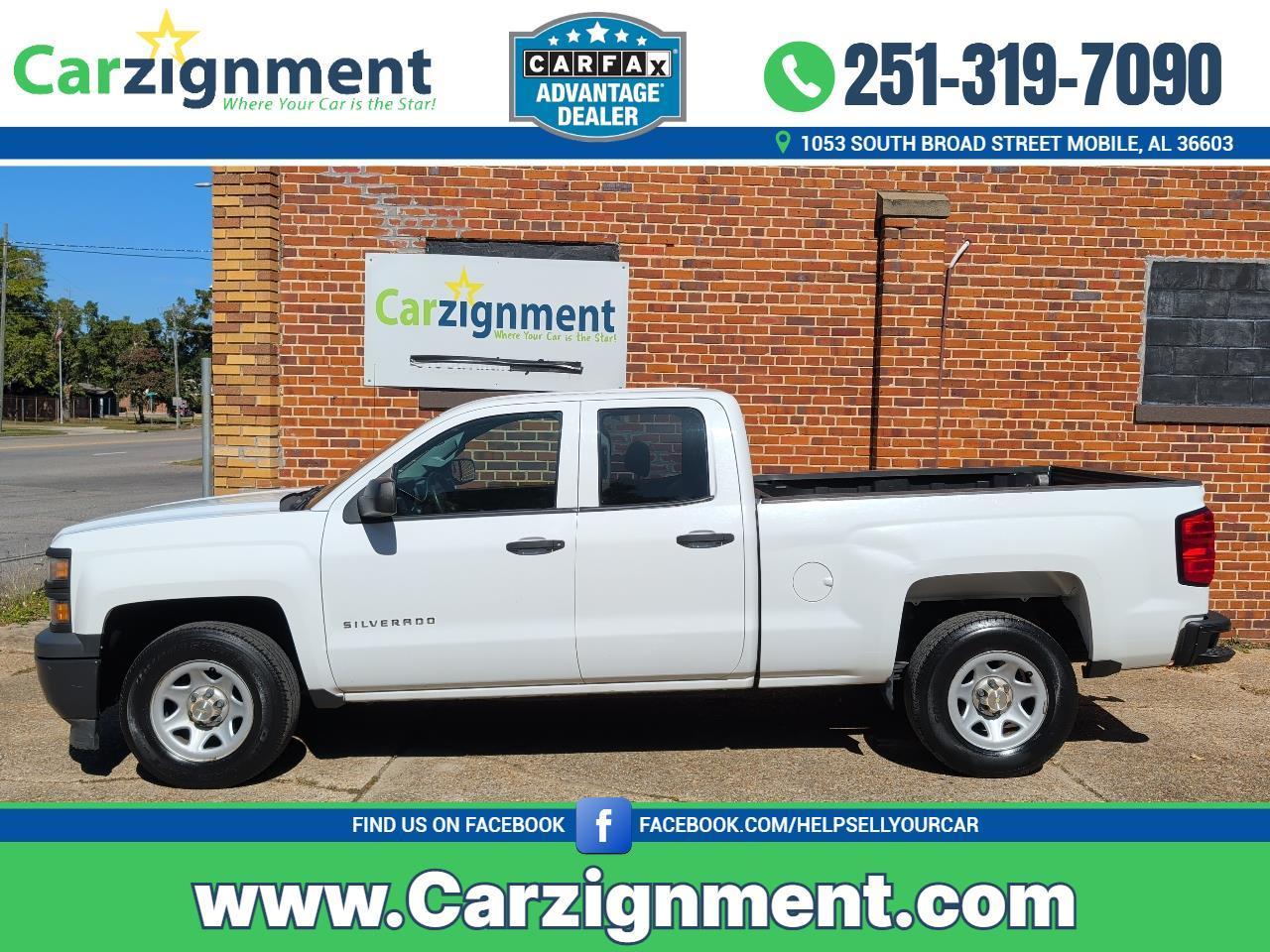 Chevrolet Silverado 1500 2WD Double Cab 143.5" Work Truck w/1WT 2014