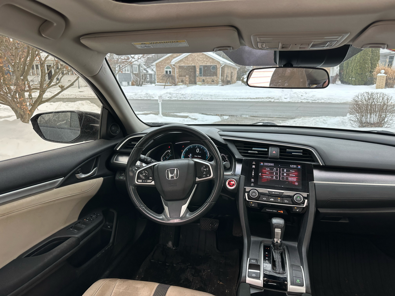 Honda Civic EX-T Honda Sensing Sedan CVT 2018