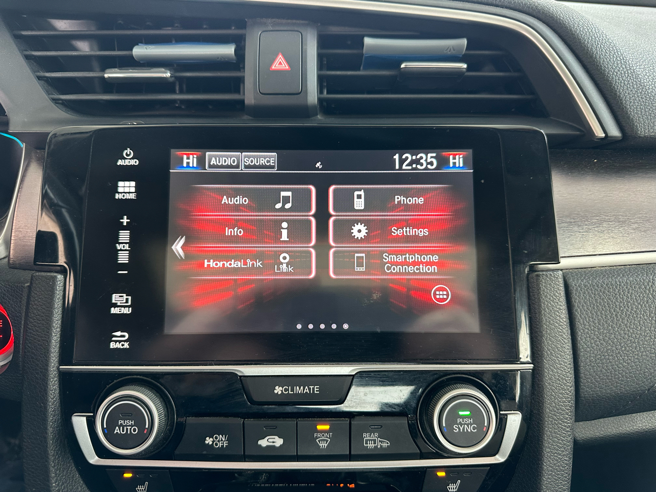 Honda Civic EX-T Honda Sensing Sedan CVT 2018