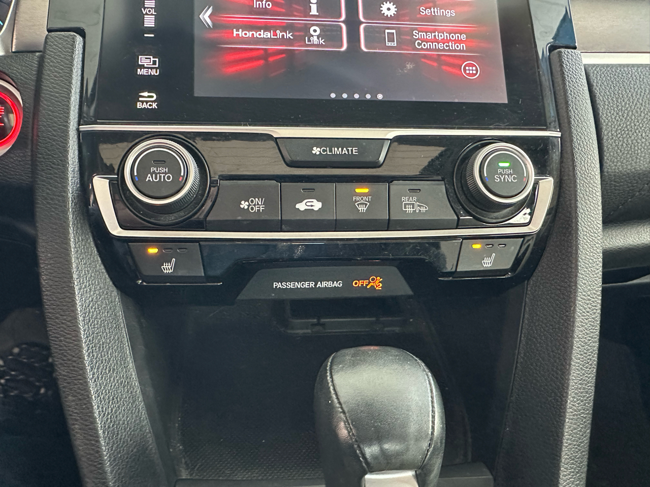 Honda Civic EX-T Honda Sensing Sedan CVT 2018