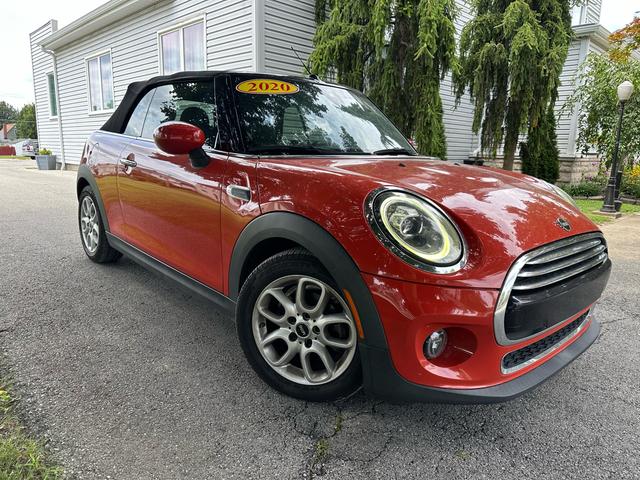 Orange 2020 MINI Cooper Convertible Front-Wheel Drive Automatic