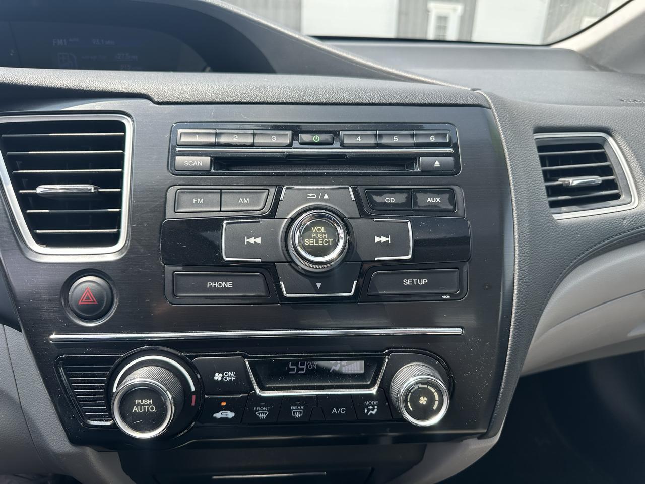 Honda Civic EX Sedan 5-Speed AT 2013