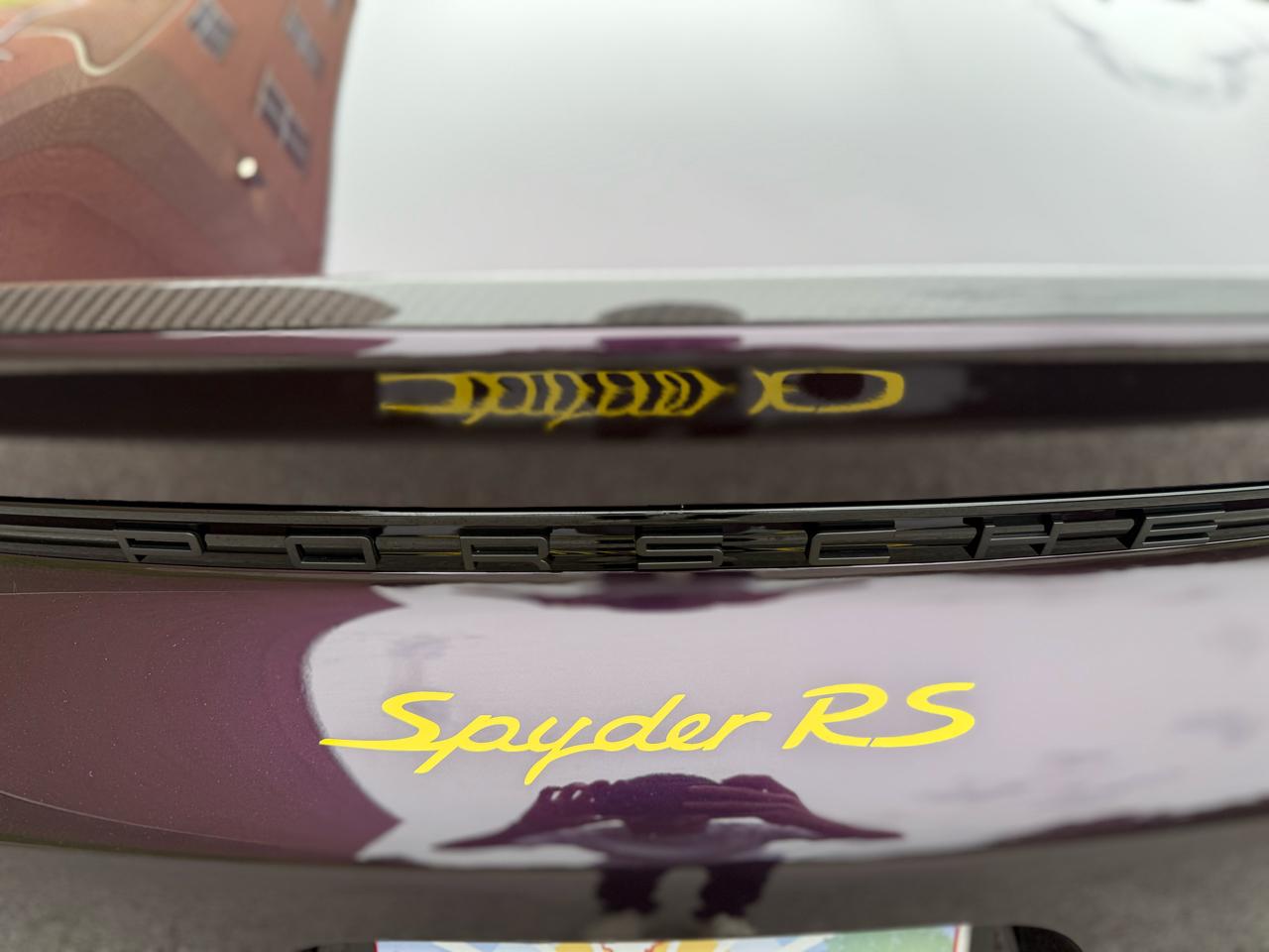 Porsche 718 Spyder RS Roadster 2025