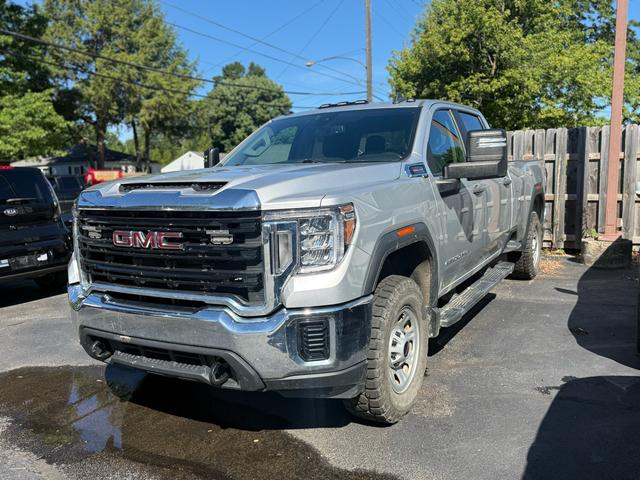 Silver 2022 GMC Sierra 2500HD Pickup Truck Four-Wheel Drive Automatic