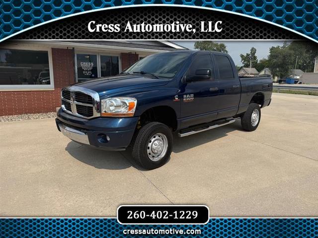 Blue 2006 Dodge RAM 2500 Pickup Truck Four-Wheel Drive Automatic