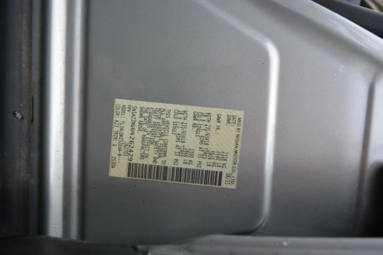 Nissan Murano Platinum FWD 2015