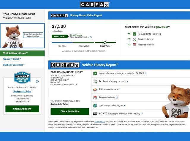 Honda Ridgeline  2007