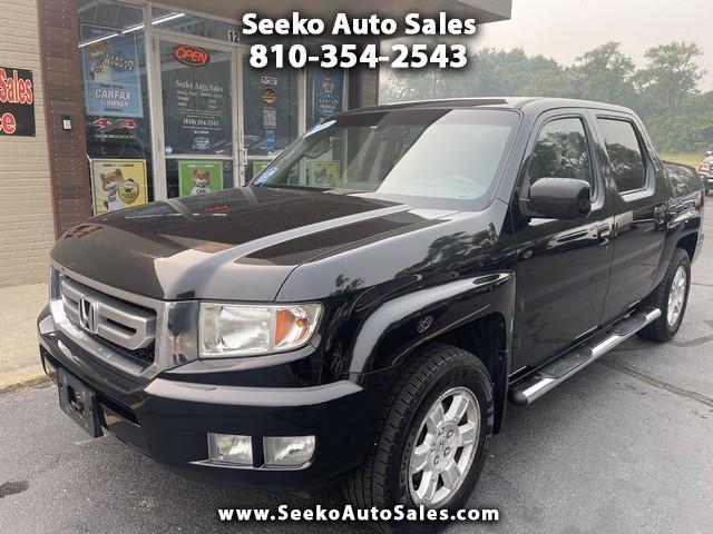 CRYSTAL BLACK PEARL 2011 Honda Ridgeline Pickup Truck Four-Wheel Drive Automatic