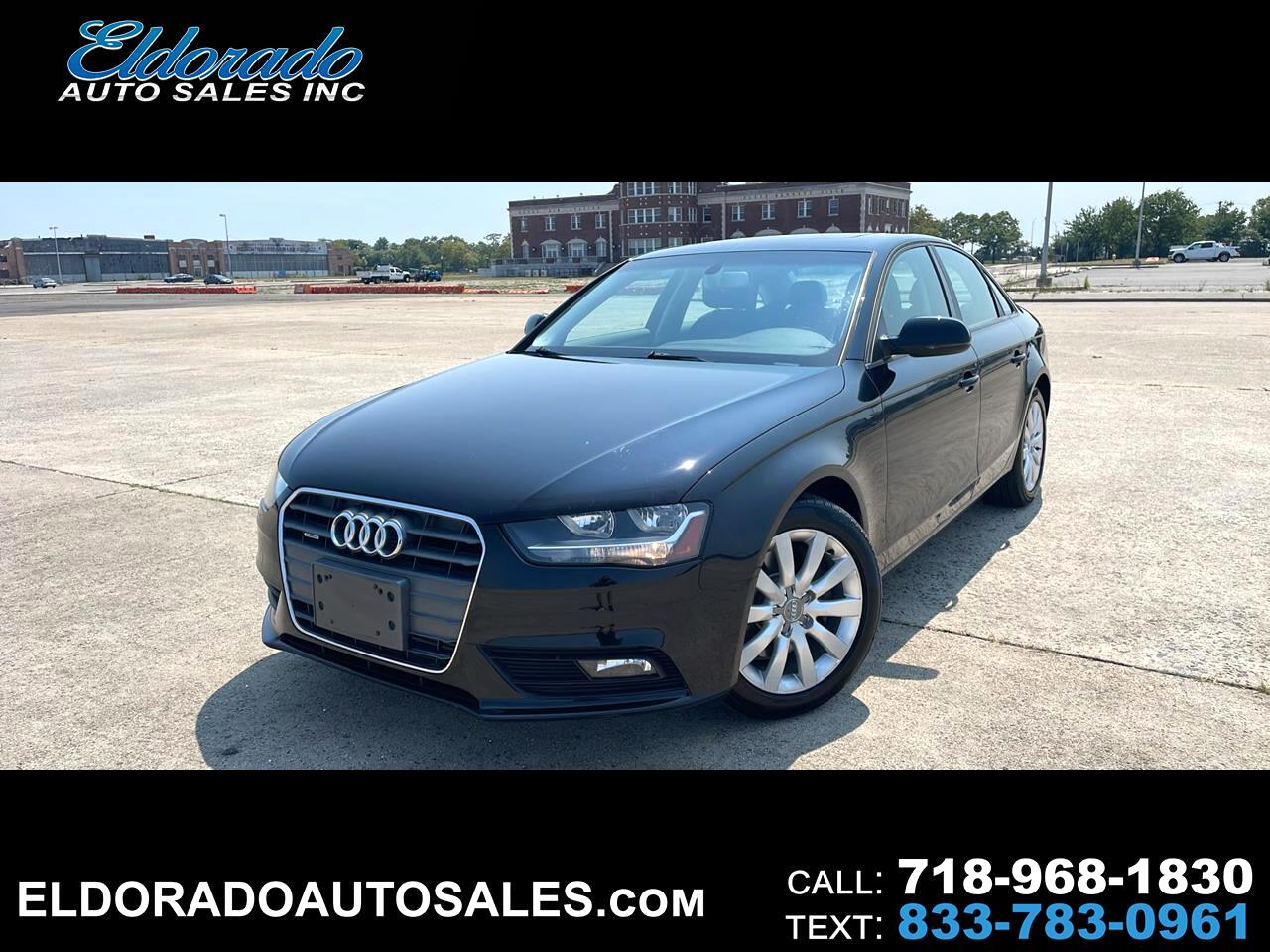 Audi A4 2.0T Premium Sedan quattro Manual 2013