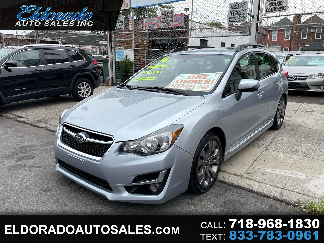 2016 Subaru Impreza 2.0i Sport Limited PZEV 5-Door