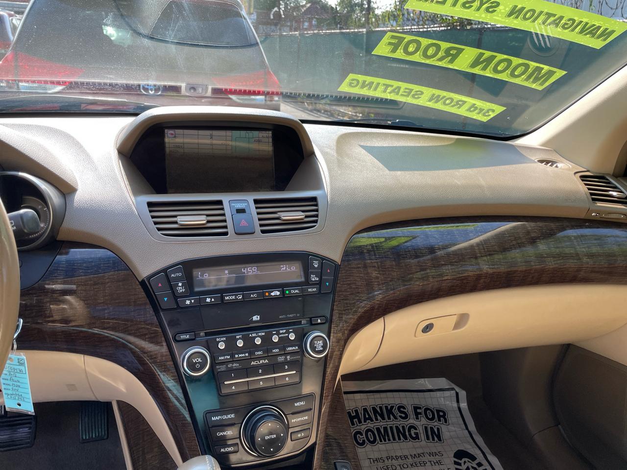 Acura MDX 6-Spd AT w/Tech Package 2012