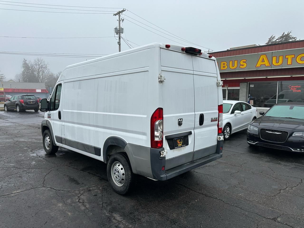 RAM ProMaster Cargo Van 1500 High Roof 136" WB 2018