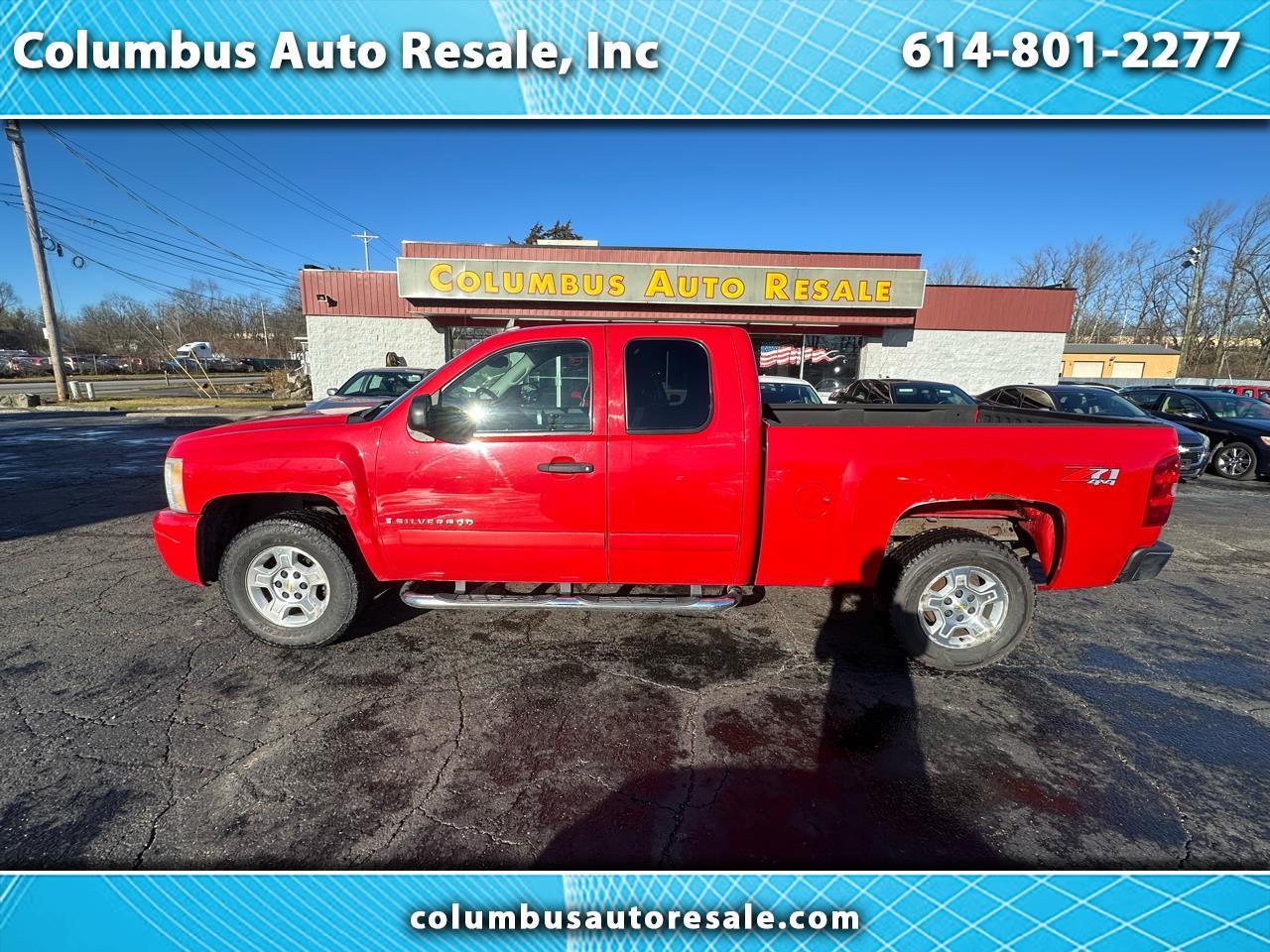 2007 Chevrolet Silverado 1500 4WD Ext Cab 143.5" LT w/1LT