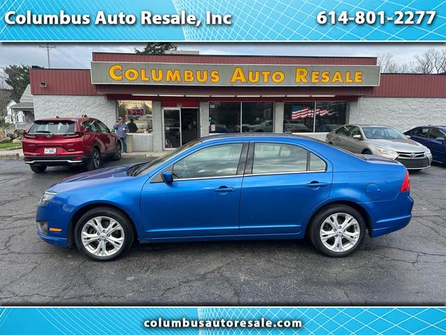 Blue 2012 Ford Fusion SE Sedan Front-Wheel Drive Automatic