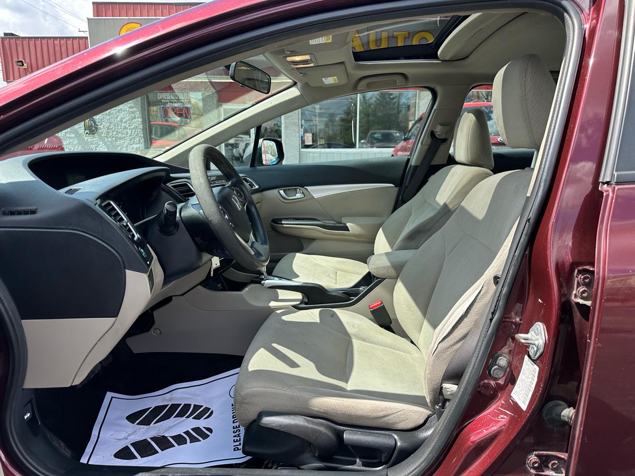 Honda Civic Sdn 4dr Auto EX 2013