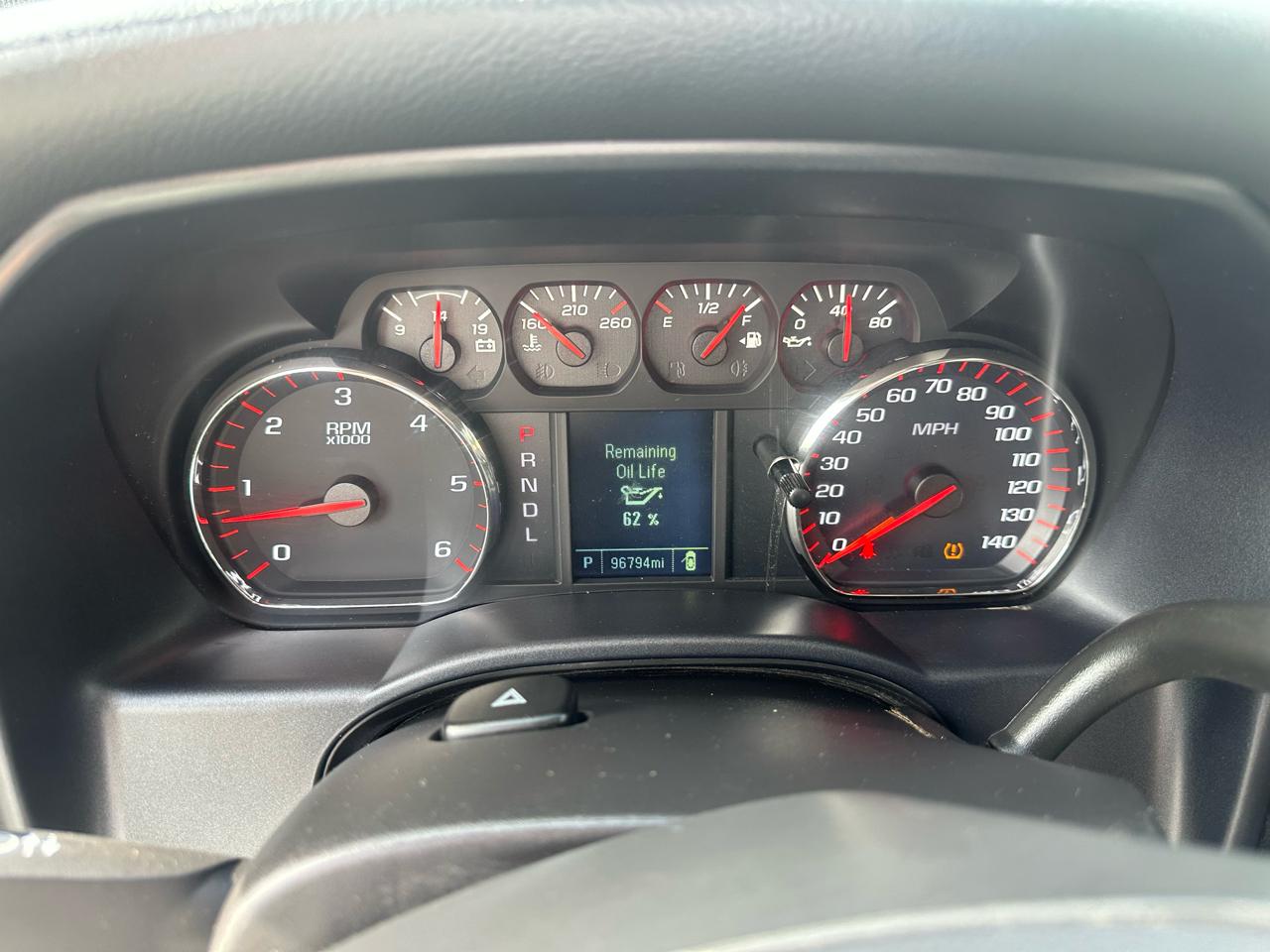 Chevrolet Silverado 1500 4WD Double Cab 143.5" Custom 2017