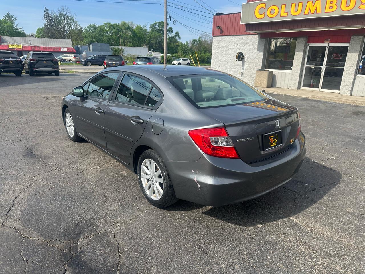 Honda Civic Sdn 4dr Auto EX 2012