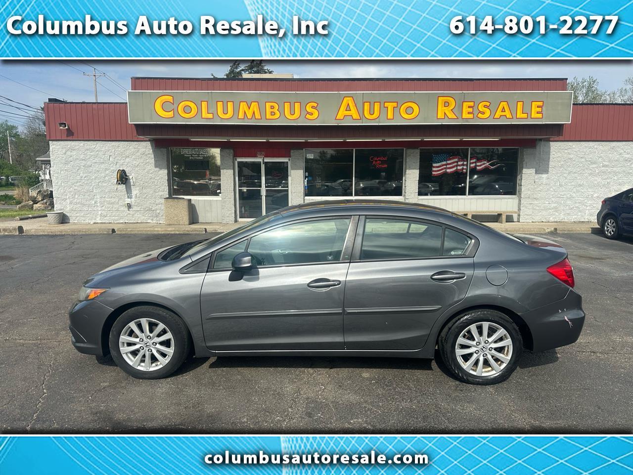 Honda Civic Sdn 4dr Auto EX 2012