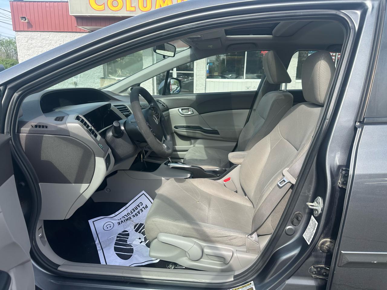 Honda Civic Sdn 4dr Auto EX 2012