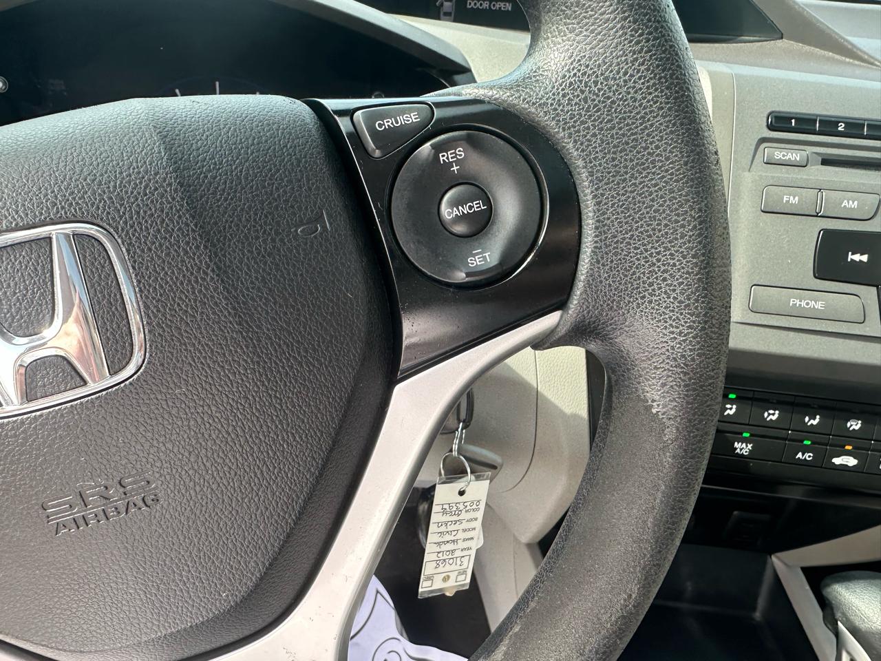 Honda Civic Sdn 4dr Auto EX 2012