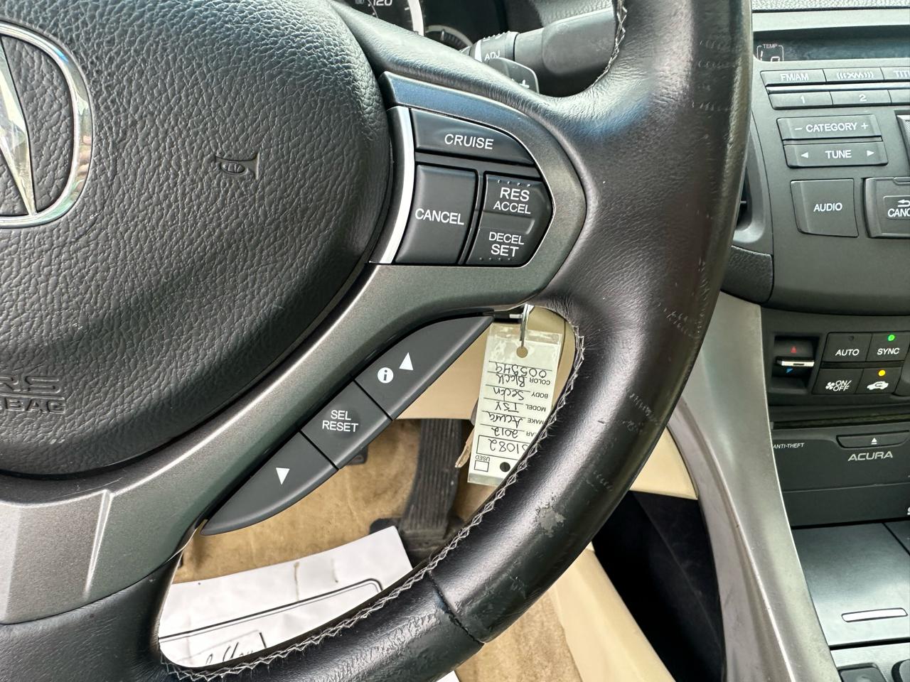 Acura TSX 4dr Sdn I4 Auto Tech Pkg 2012