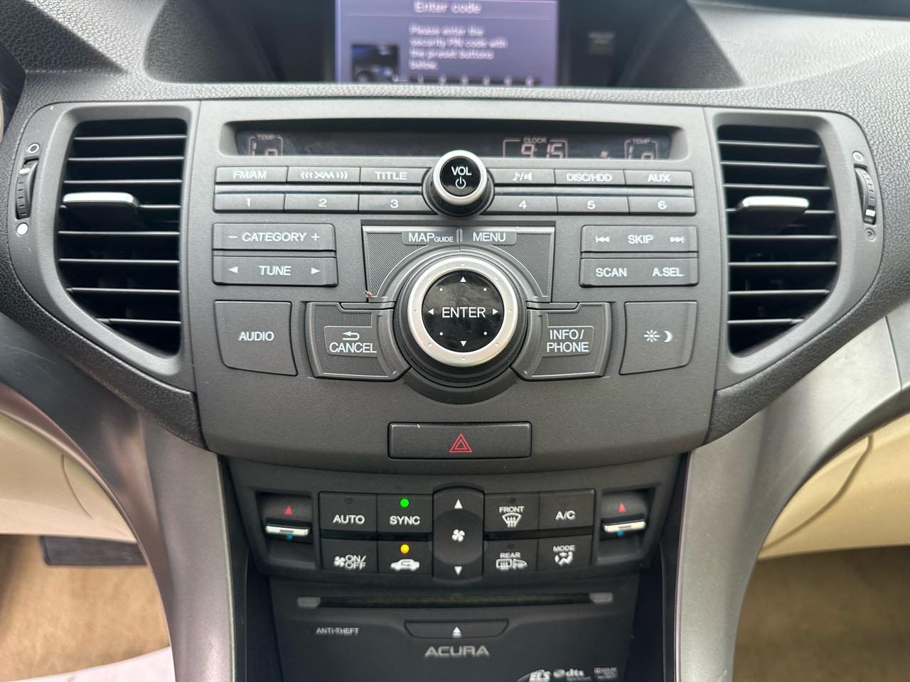 Acura TSX 4dr Sdn I4 Auto Tech Pkg 2012