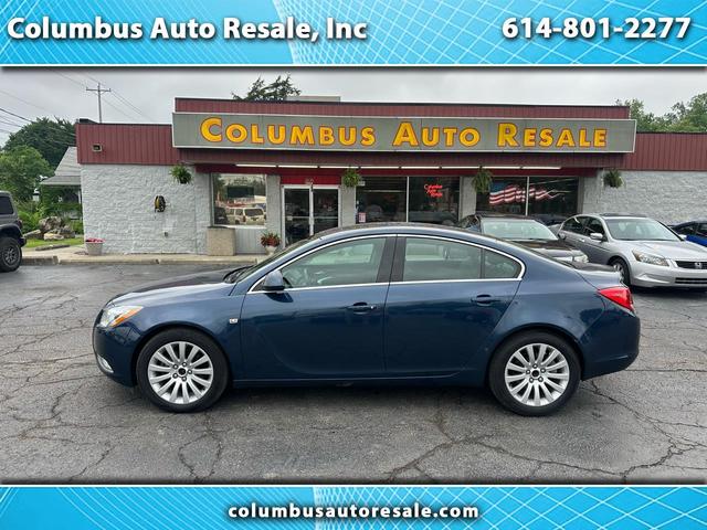 Blue 2011 Buick Regal CXL Turbo Sedan FWD Sedan Front-Wheel Drive Automatic