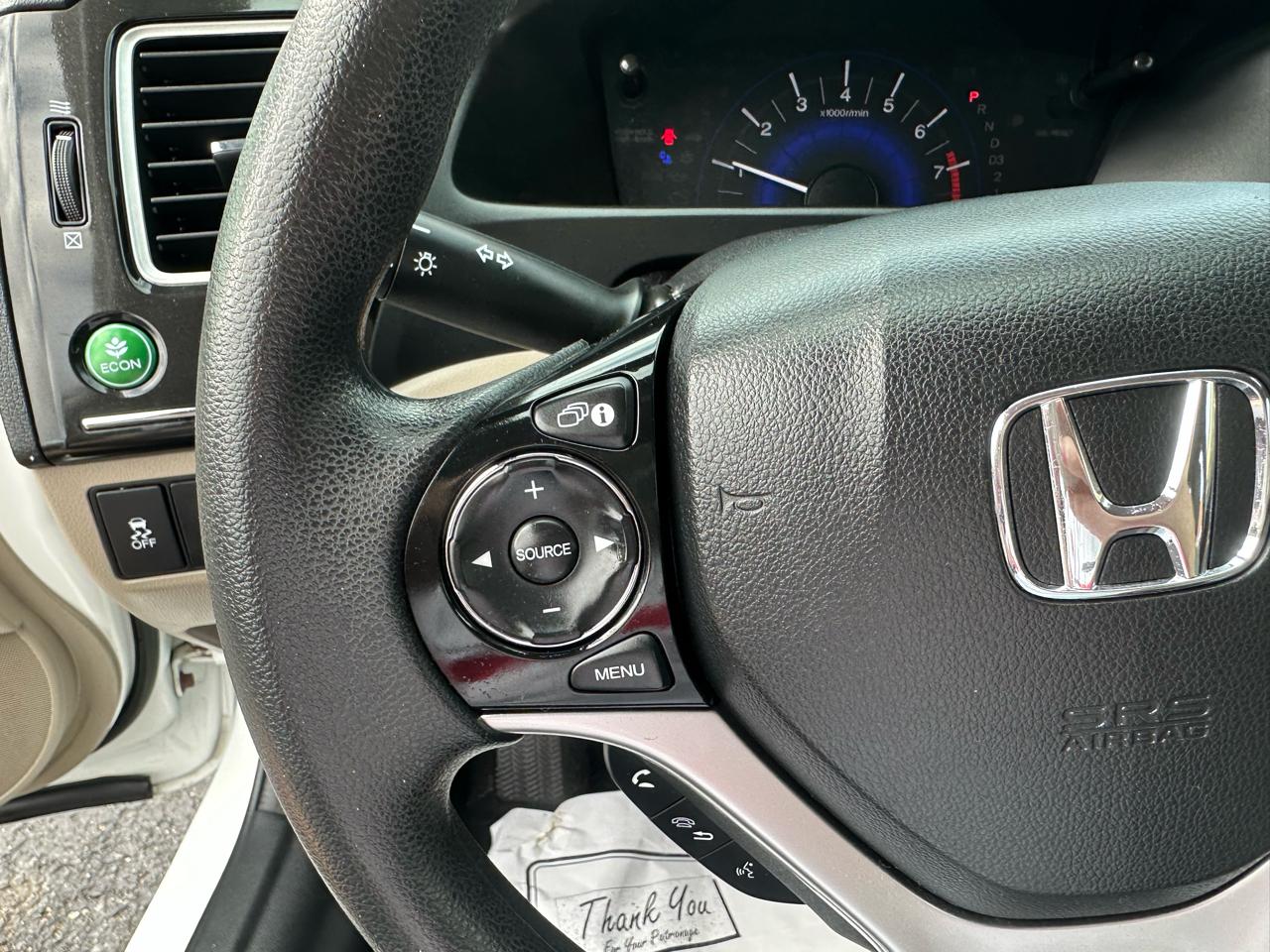 Honda Civic Sdn 4dr Auto LX 2013