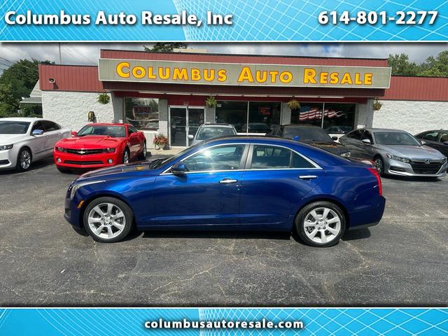 Blue 2014 Cadillac ATS Sedan Rear-Wheel Drive Automatic