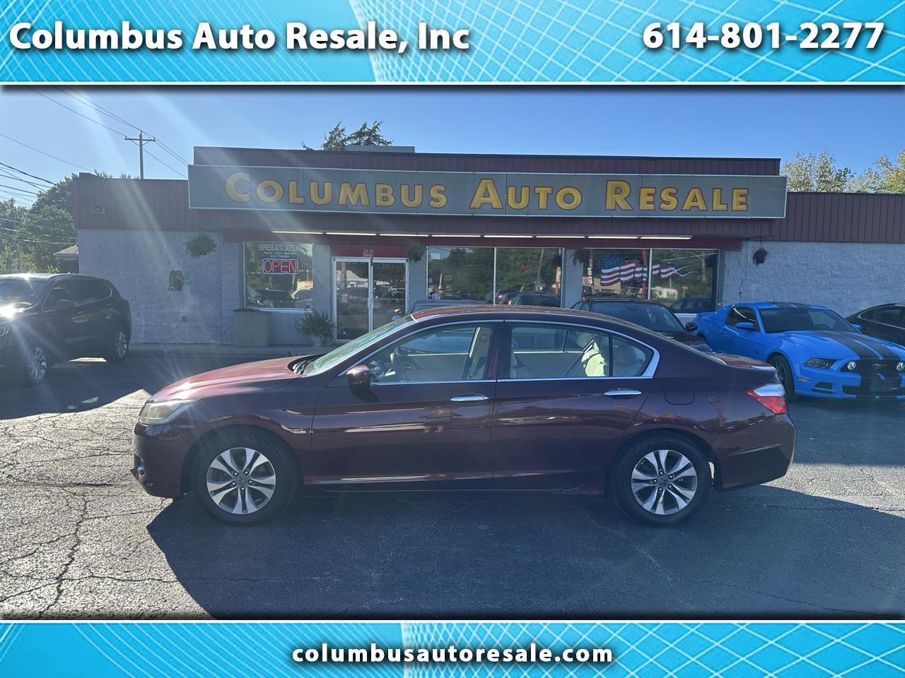 Honda Accord Sedan 4dr I4 CVT LX 2014