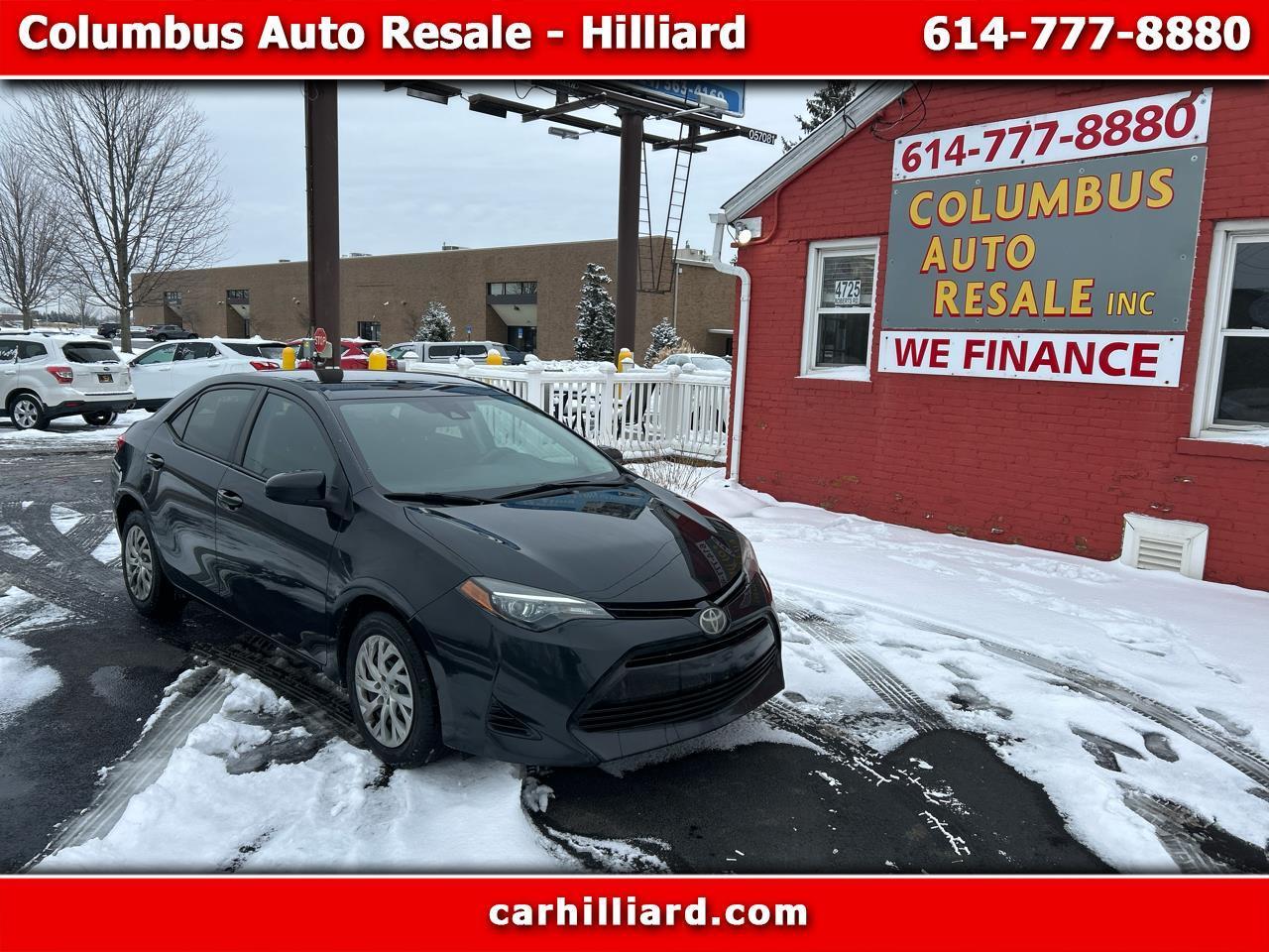 2018 Toyota Corolla XLE CVT (Natl)